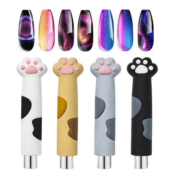 LBT NAIL 3D Cat Eye Painting Nails Art Design Dual-Ended Magnet
