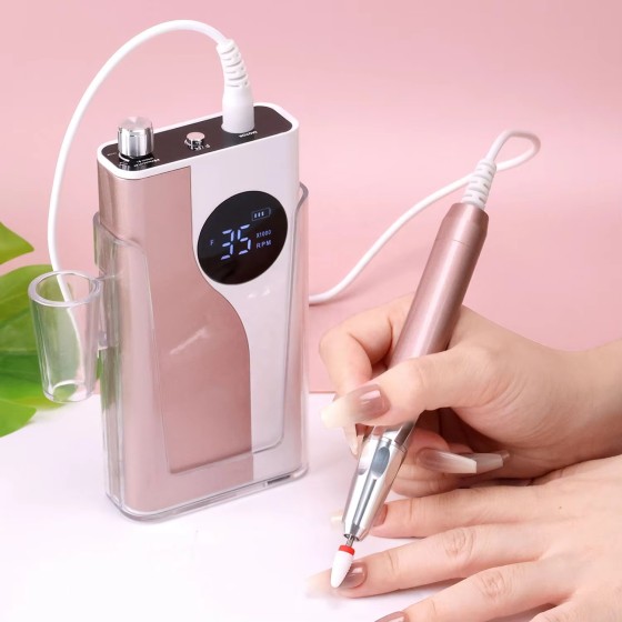 LBT NAIL Cordless Nail Drill Fashionable Nail Machine 35000rpm Rechargeable