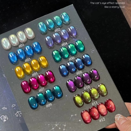 LBT NAIL 12 Constellations Cat Eye Gel Nail Polish