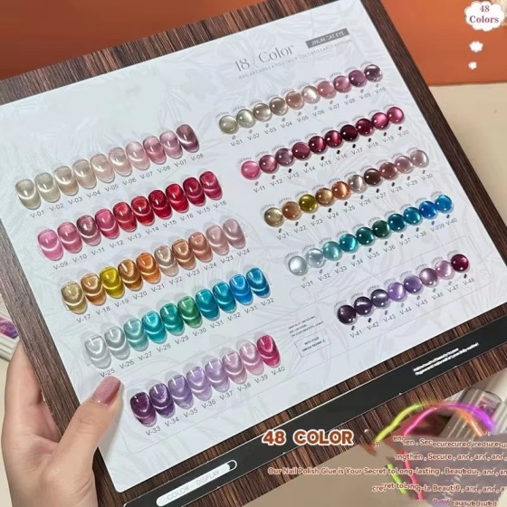 LBT NAIL 50-Color Cat Eye Gel Nail Polish